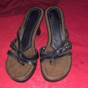 nice brown high heels